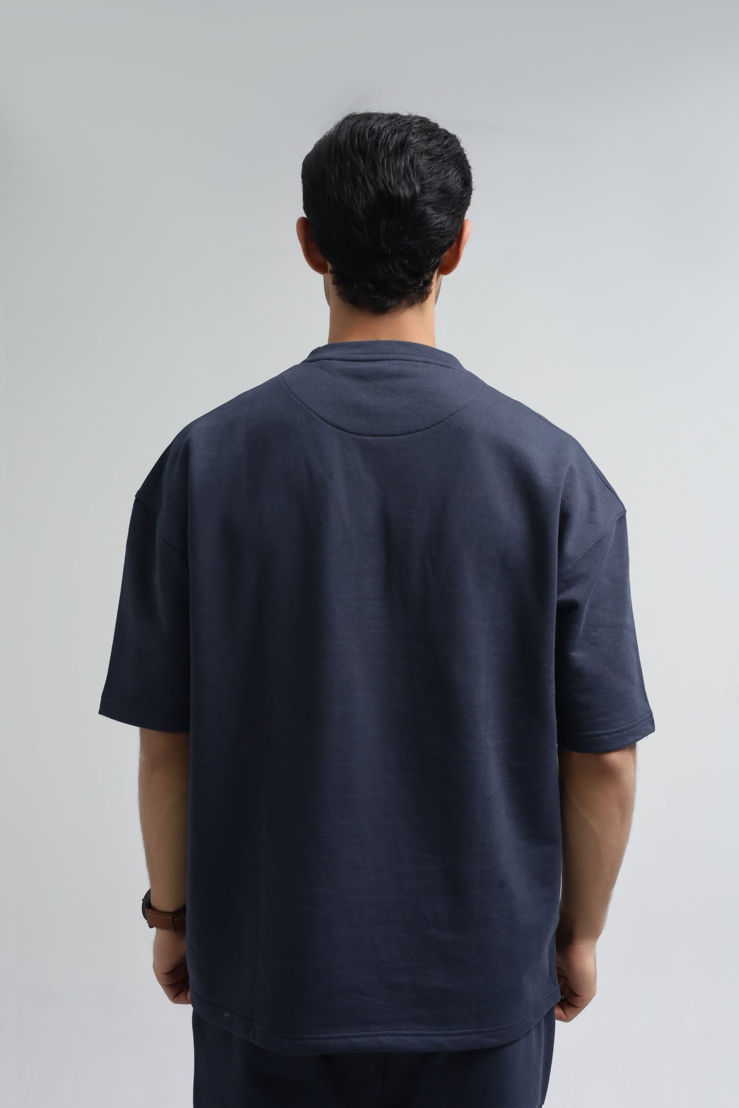 Midnight Blue Drop Shoulder T-Shirt