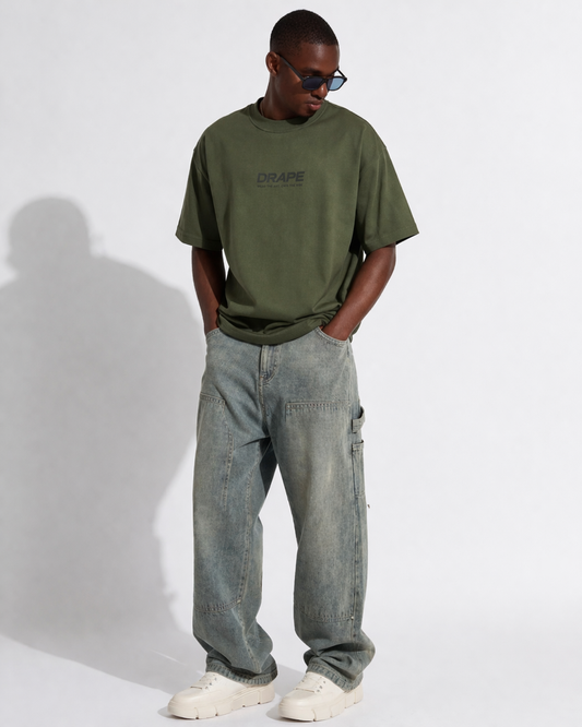 Drape Signature Olive Tee