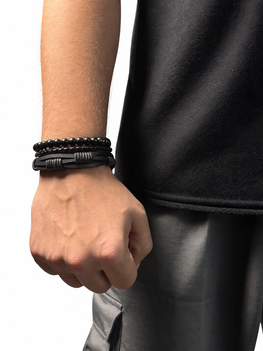 Drape Signature Leather Band.