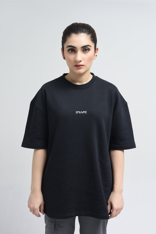 Carbon Black Drop Shoulder T-Shirt