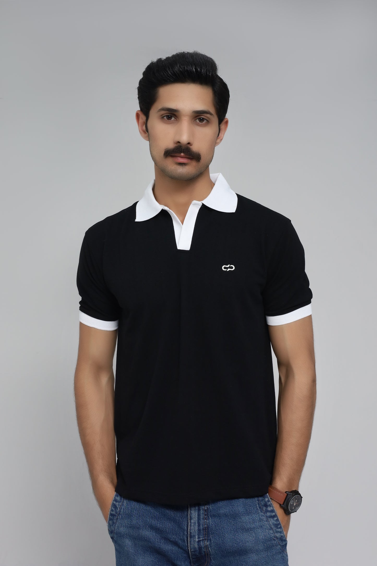 Carbon Black Polo Shirt