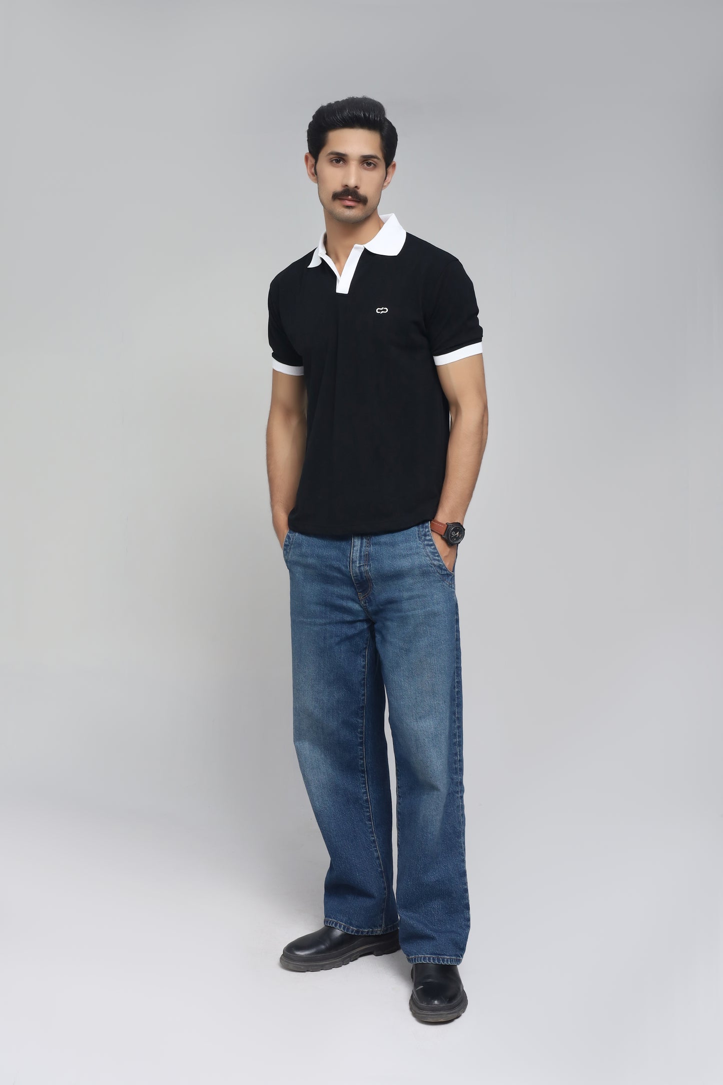 Carbon Black Polo Shirt